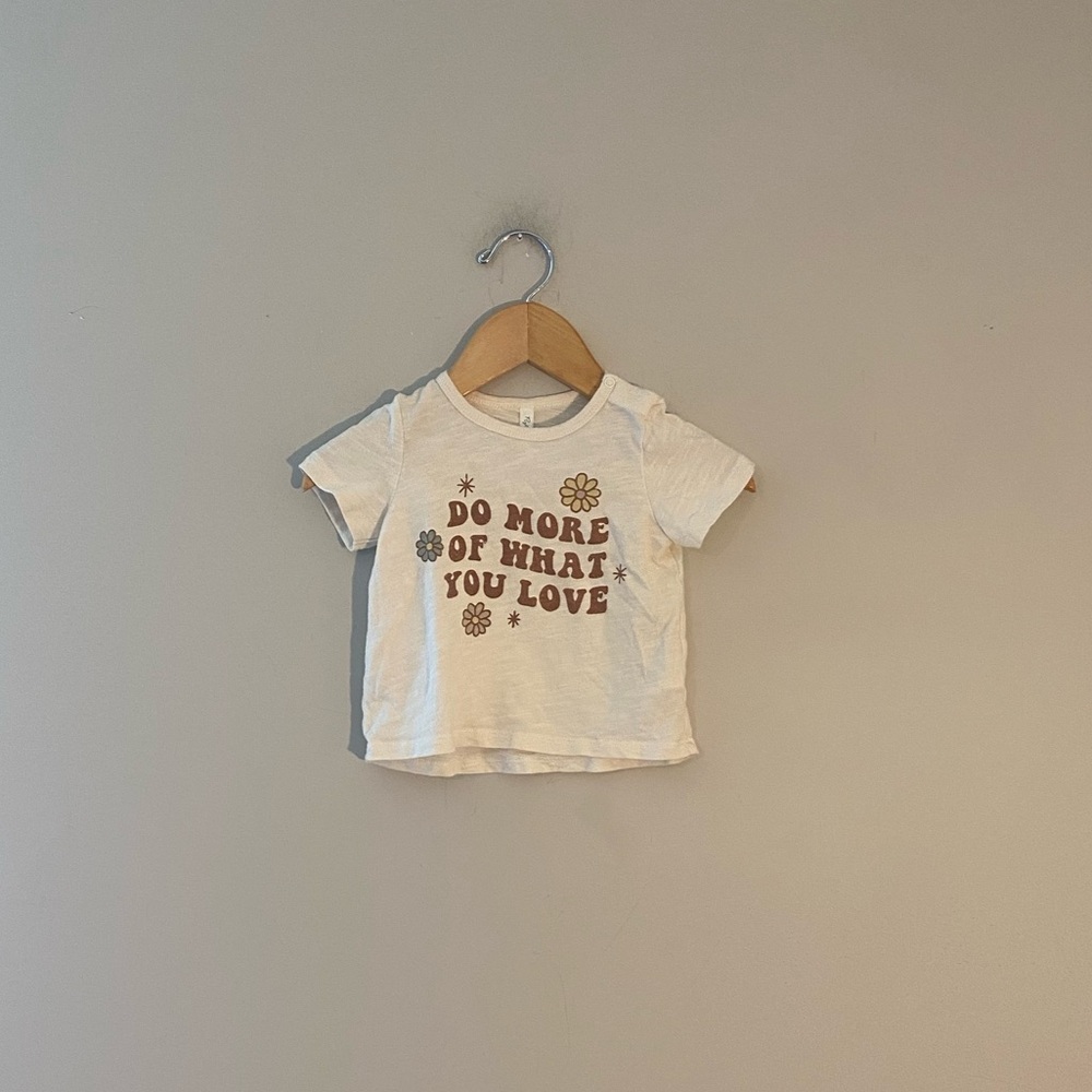 $21 ADD ON rylee + cru cream tee quincy mae jamie kay 3-6M cotton on zara gap